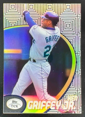 1998 Topps Tek Pattern 36 #30 Ken Griffey Jr. - Image 1 of 2