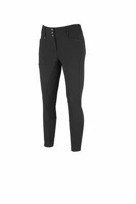 Pikeur Damen CANDELA CUR. Highwaist Curvy Hose / Vollbesatz FFL black Sports HW