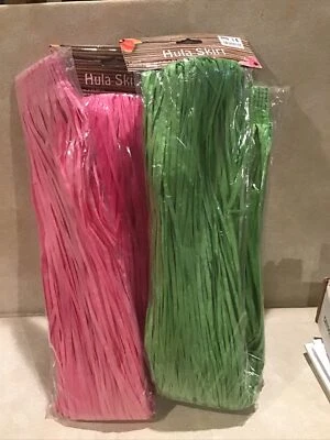 Falda Hula Rosa y Verde Talla Total: 35.8" X 31.88" (91 cm X 81 cm) Foto 1 de 3