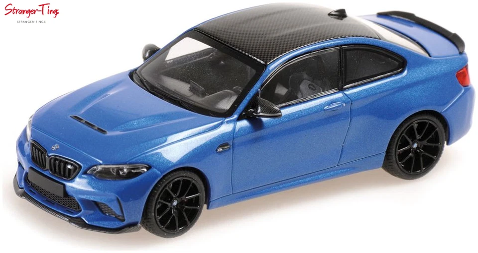 MiniChamps Bmw M2 Cs - 2020 - azul con ruedas negras 1:43 Foto 1 de 1