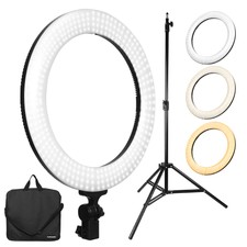 Dimmable 18" Ring Light Kit Led Dual Color for Vlog Video Live Stream Youtube