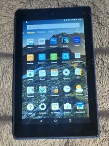 Amazon Fire 7 (7th Generation) 8GB, Wi-Fi, 7In - Marine Blue - Picture 1 of 3