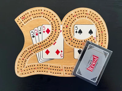 Vintage 1976 High Hand 29 CRIBBAGE BOARD by Pacific Game Co No.750 with Cards - Image 1 of 4