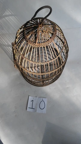 Vintage twisted metal dome birdcage Rusty Vintage Cover
