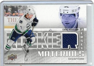 JERSEY USADA CODY HODGSON 2011-12 CUBIERTA SUPERIOR NOVATO JUEGO ~ NOVATO - Imagen 1 de 1