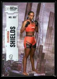 2022 Skybox Metal Universe Champions Claressa Shields HOLO FOIL MMA #37 - Picture 1 of 2