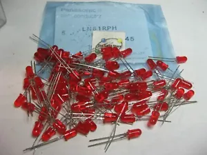 LN81RPH Panasonic LED Orange 5mm - NOS Opened Bag Qty 80 - Picture 1 of 1