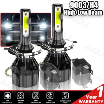 2pc H4 LED Headlight Light Bulb Conversion Kit for Isuzu NP-R NQ-R NPR NQR 08-13 - Image 1 of 4