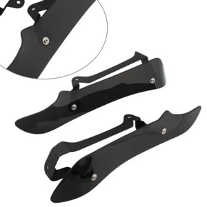 Motorcycle Side Spoilers Wind Deflectors Protector For BMW K1600GT 2017-23 Black - Picture 1 of 11