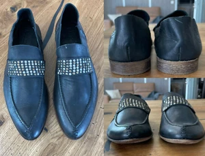 RA-RE DISTRESSED LEATHER SLIPPERS MOKASSINS HALBSCHUHE Shoes Sneakers Shoes 42 - Bild 1 von 12