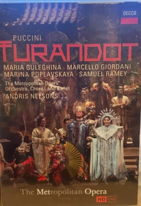 Pucini Turandot - Maria Guleghina - Andris Nelsons (DVD, 2011) The Metropolitan - Picture 1 of 3