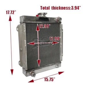 For 1970-1976 Nissan Datsun 1200 B110 Sedan 120Y B210 1.2L All Aluminum Radiator - Picture 1 of 8