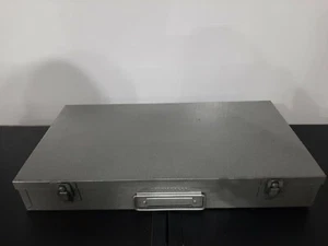 Vintage Metal Brumberger film Storage box. Great Condition. Slide Box - Picture 1 of 8