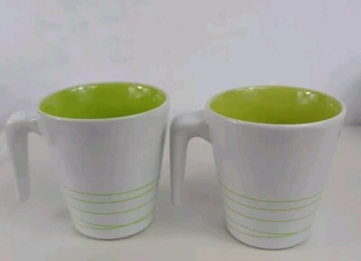 Ikea Hurrig 10 Ounce Lime Green Cups/mug L Handle 15199 EUC - Image 1 of 4