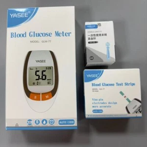 Nuevo medidor de glucosa en sangre YASEE GLM-77 incluye 50 tiras reactivas de glucosa en sangre - Imagen 1 de 15