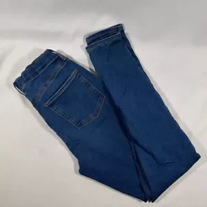 Old Navy Girls size 18 High-rise Rockstar Jeggings 360 Stretch Blue Skinny Jeans - Picture 1 of 7