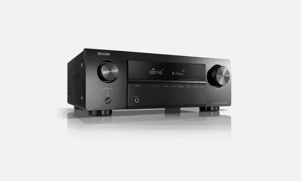 Denon AVR-X250BT 5.1ch AV Surround Receiver Black AC 220V / 60Hz Only - Image 1 of 4
