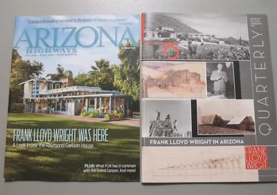Frank Lloyd Wright in Arizona - FLW Quarterly 2012 & AZ Highways 2020 - Image 1 of 4