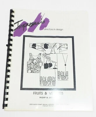 Impresario FRUITS & VEGGIES Patterns Designs Brother Electric 940 Compuknit - Image 1 of 2