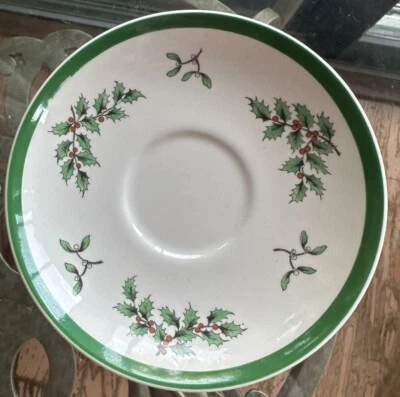 Replacement Saucer Spode s3324 T Christmas Tree 14 Coffee Cup - Image 1 of 3