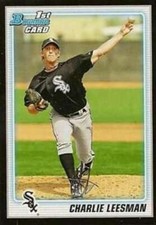 2010 Bowman Prospects Black #BP54 Charlie Leesman White Sox NM-MT 