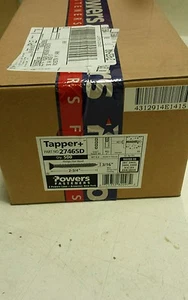 POWERS FASTENERS TAPPER+ TAPCON CONCRETE ANCHOR 2-3/4x3/16 PHILLIPS FLAT - Picture 1 of 1