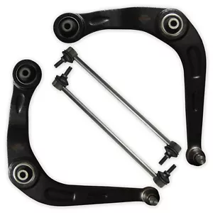 Peugeot 206 CC GTI 98>09 2x Lh Rh Front Suspension Control Wishbone Arm + Link - Picture 1 of 3