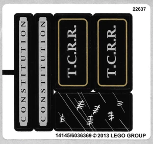 NEU LEGO - Aufkleber - The Long Ranger - Constitution Train Chase - Set 79111 - Bild 1 von 1