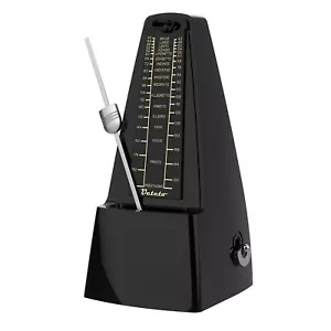 Mechanical Metronome Black/Loud Sound Piano Drum Violin Guitar - Picture 1 of 7