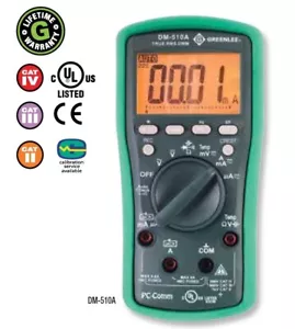 Greenlee DM-510A professionelles Pflanzen-Digitalmultimeter - Bild 1 von 4