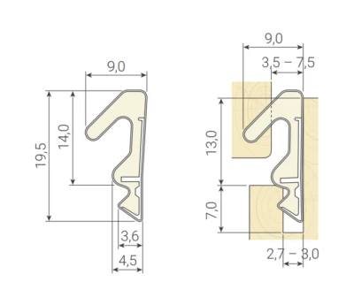 Aquamac 124 (AQ124) (Qlon QL 3020) Door & Window Seal 25m/125m Roll - Image 1 of 4