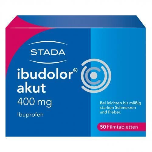 STADA CONSUMER HEALTH DEUTSCHLAND GMBH 3x IBUDOLOR akut 400mg Ibuprofen 50 Filmtabletten bei Schmerzen Fieber 9091263