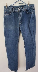 LEVI'S 501 ORIGINAL FIT BLUE Jeans Men's, W34 L32 Authentic Used Good Condition - Picture 1 of 5
