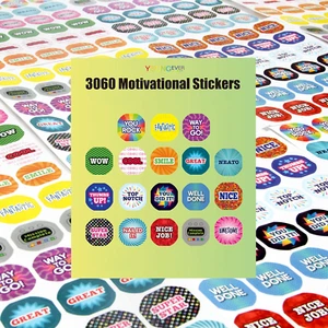 3060 Stück Inspirierende Aufkleber, Motivation Positive Journal Sticker, Bestätigung - Bild 1 von 7