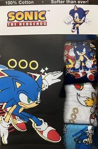 Sonic the Hedgehog underwear Size 6 (5-pack) 100% cotton New in Box boxer briefs - Picture 1 of 4