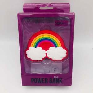 2000 mAh Rainbow Mobile Power Supply Power Bank