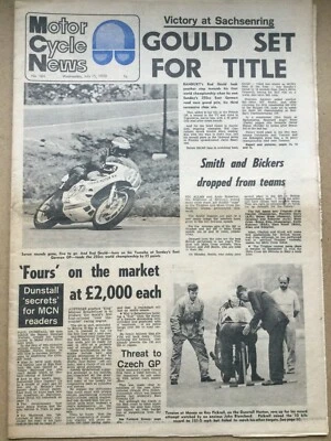 Motor Cycle News - 15 July 1970 - Gould Set for Title - Vintage Newspaper - Image 1 of 3