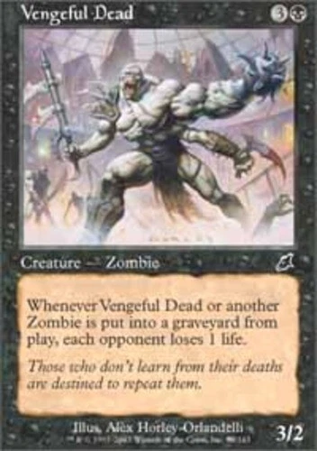 MTG - Vengeful Dead - Scourge - NM, English Magic FLAT RATE SHIP - Image 1 of 1