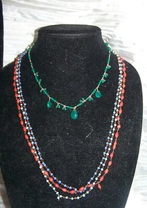 7 BOHO NECKLACES * SM BEED FROM JAPAN OTHER COLLETOR - Picture 1 of 4