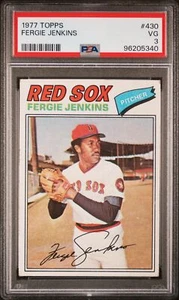 1977 TOPPS #430 FERGIE JENKINS PSA 3 PHILADELPHIA PHILLIES HOF VINTAGE CARD - Picture 1 of 2