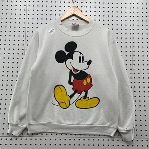 Vintage Disney Design Mickey Mouse Crewneck Sweatshirt Youth Medium USA  19.5x24 - Picture 1 of 12