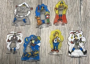 Vintage Shrinky Dinks Inspector Gadget 1984 Used Colored See Details Lot Of 6 - Picture 1 of 15