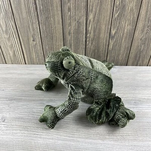 Russ Berrie Plush Frog Vintage Metallic  90s Stuffed Animal - Picture 1 of 18