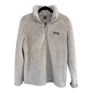 Top polar Patagonia Los Gatos 1/4 cremallera gris para mujer talla L - Imagen 1 de 4