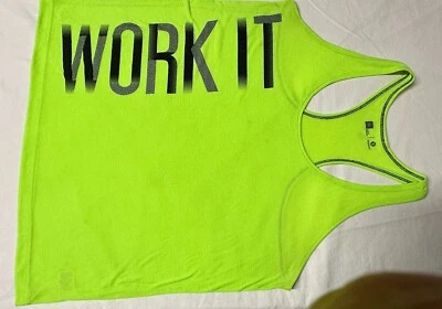 Camiseta sin mangas Xersion Razorback Activewear verde talla XL para mujer Foto 1 de 4