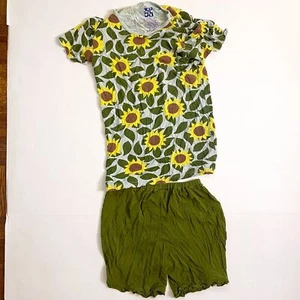 Kickee Pants Sunflower Outfit, Size 12/14 - Picture 1 of 5