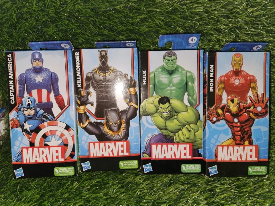 Figura de Acción Marvel 6" Hasbro 2022 Lote De 4 Killmonger Capitán América Iron Man Foto 1 de 1