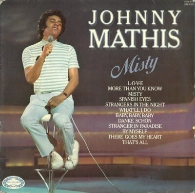 JOHNNY MATHIS Misty Vinyl Record Album LP Hallmark & Jazz Swing And Pop Music - Image 1 of 4