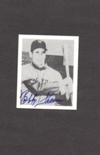 Bobby Thomson 1948 Bowman 1987 CCC reprint authentic autographed card Giants