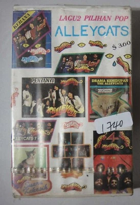 (1740 ) Malaysia Malay Pop Clamshell Cassette ~ Best of ALLEYCATS compilation - Image 1 of 2